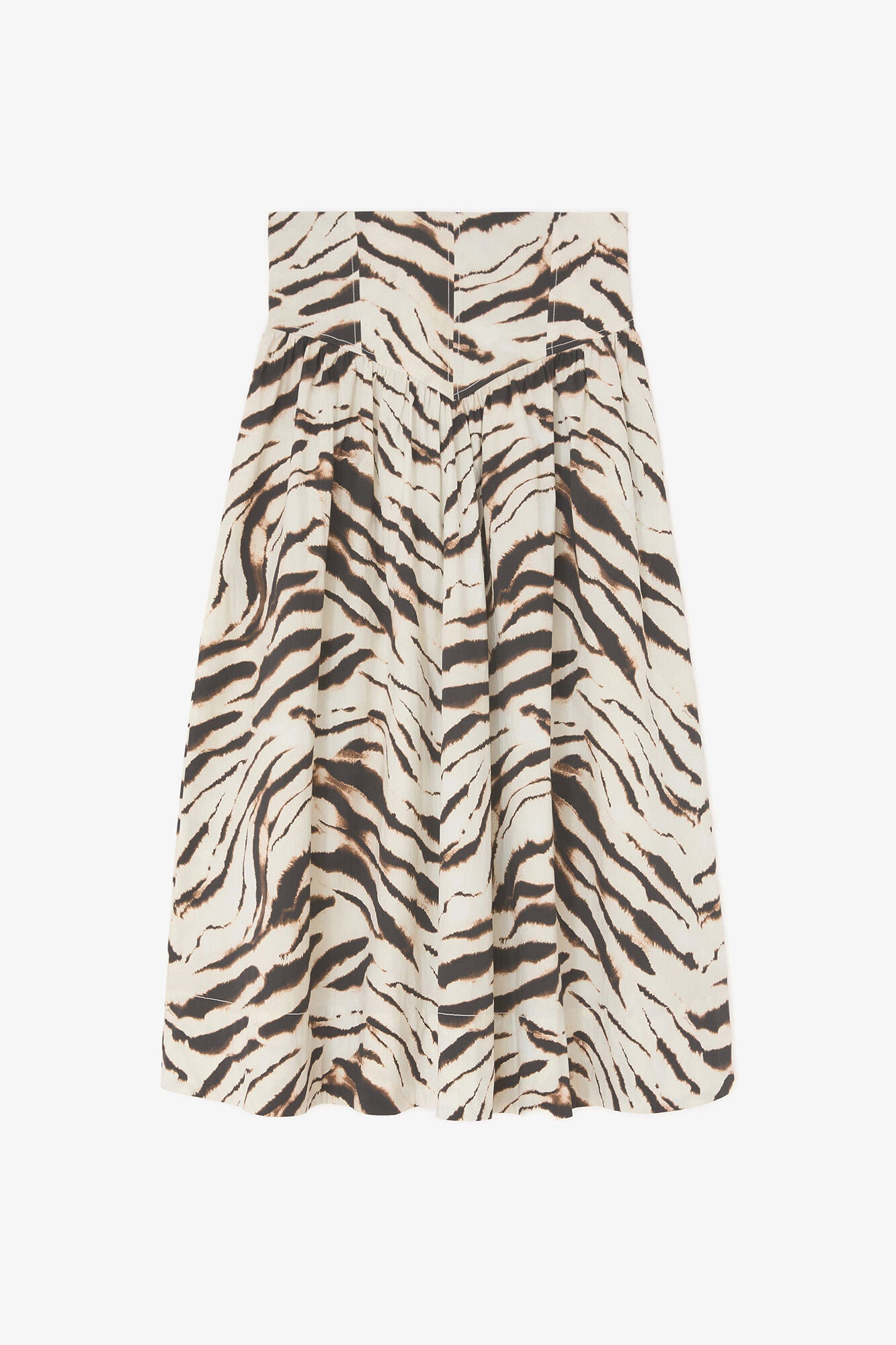 Skirt in Zebra Cotton - GANNI