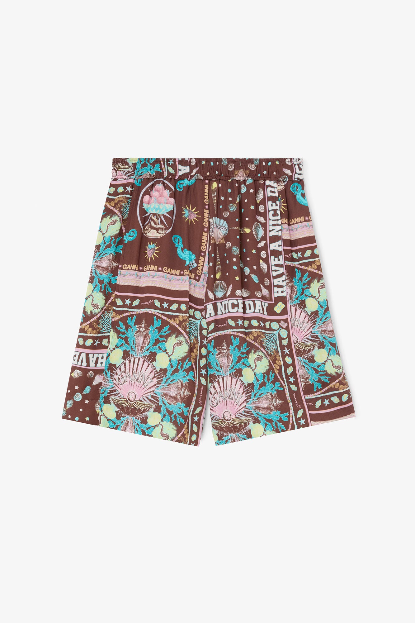 Shorts in Printed Twill - GANNI