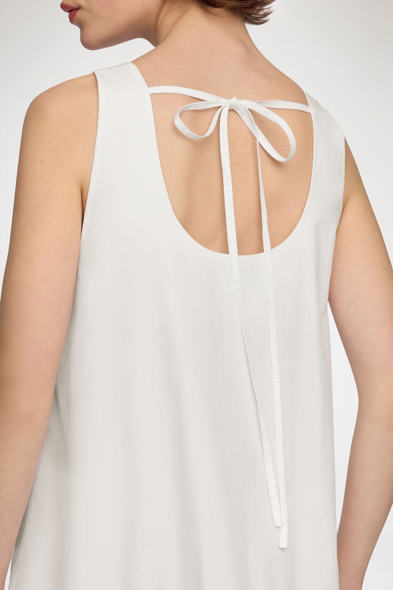 Dress in White Cotton - GANNI