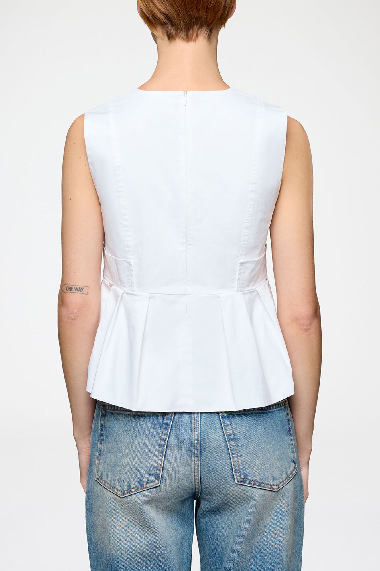 Top in Stretch Cotton - GANNI