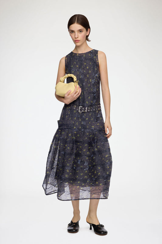 Dress in Shibori Organza - GANNI