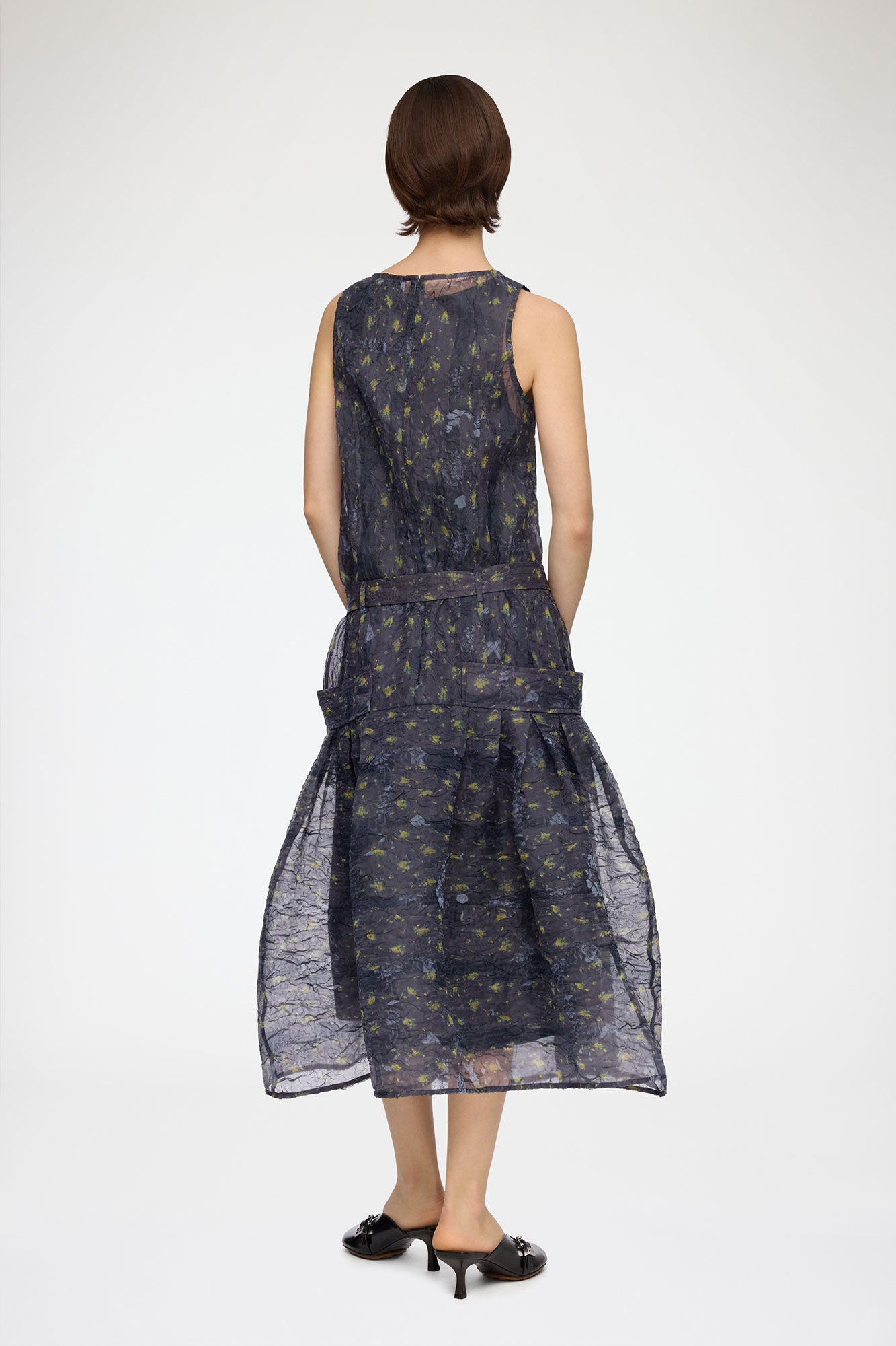 Dress in Shibori Organza - GANNI
