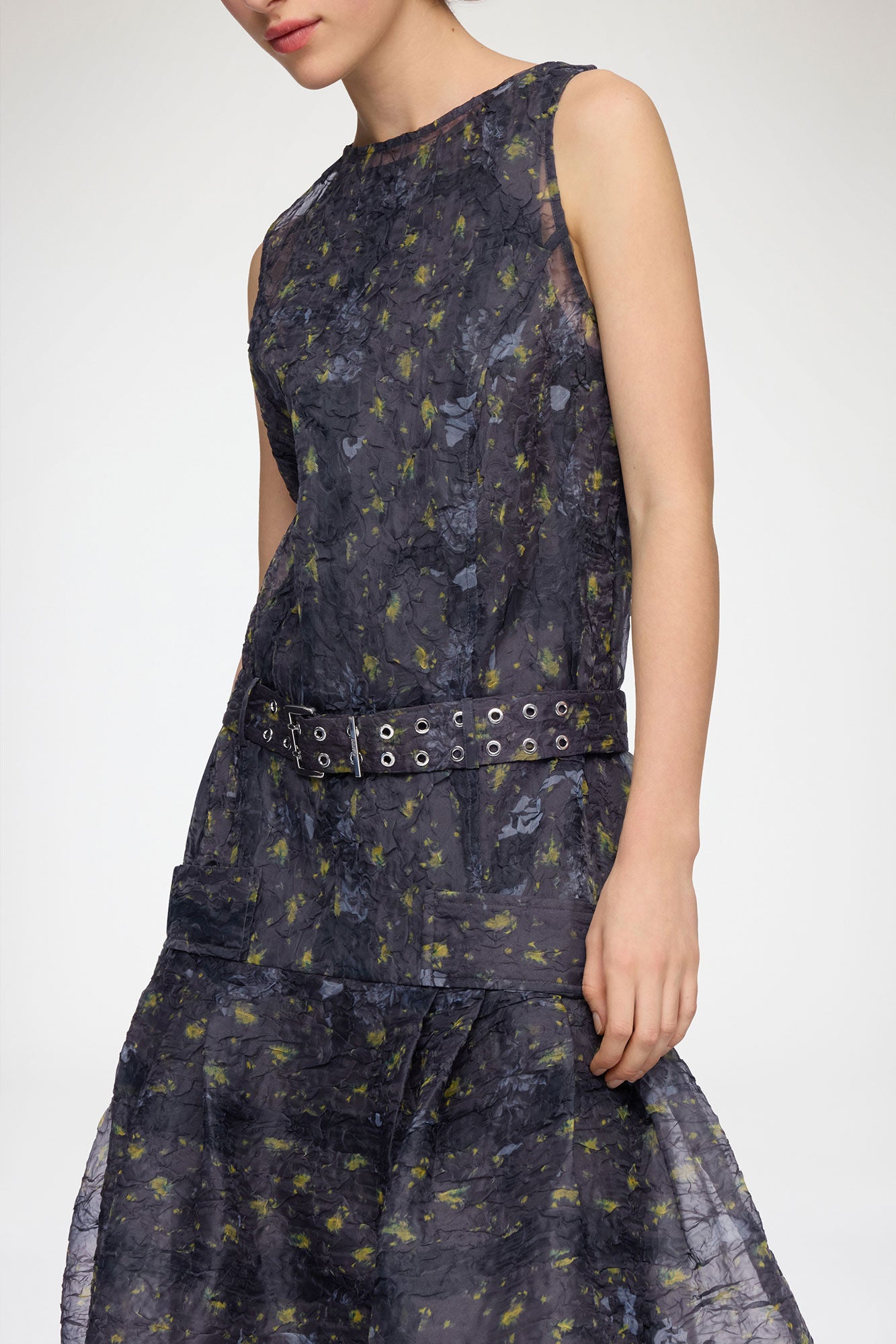 Dress in Shibori Organza - GANNI