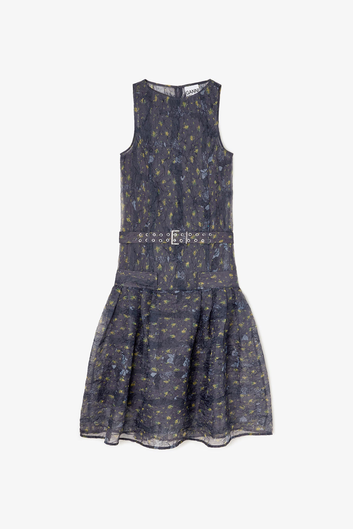 Dress in Shibori Organza - GANNI