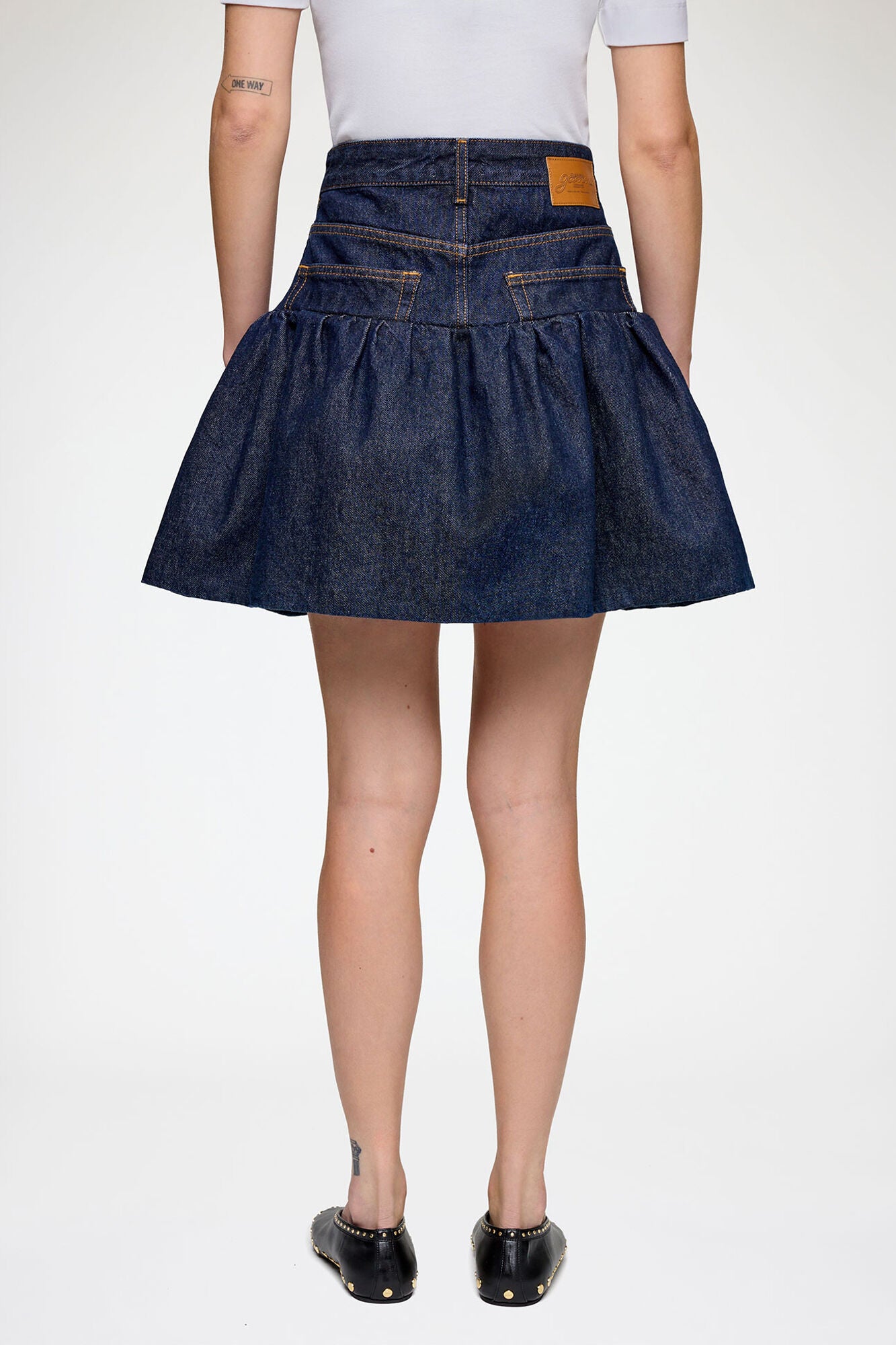 Skirt in Rinse Denim - GANNI