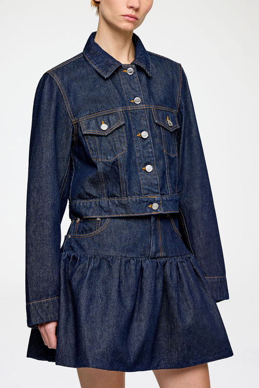 Jacket in Rinse Denim - GANNI