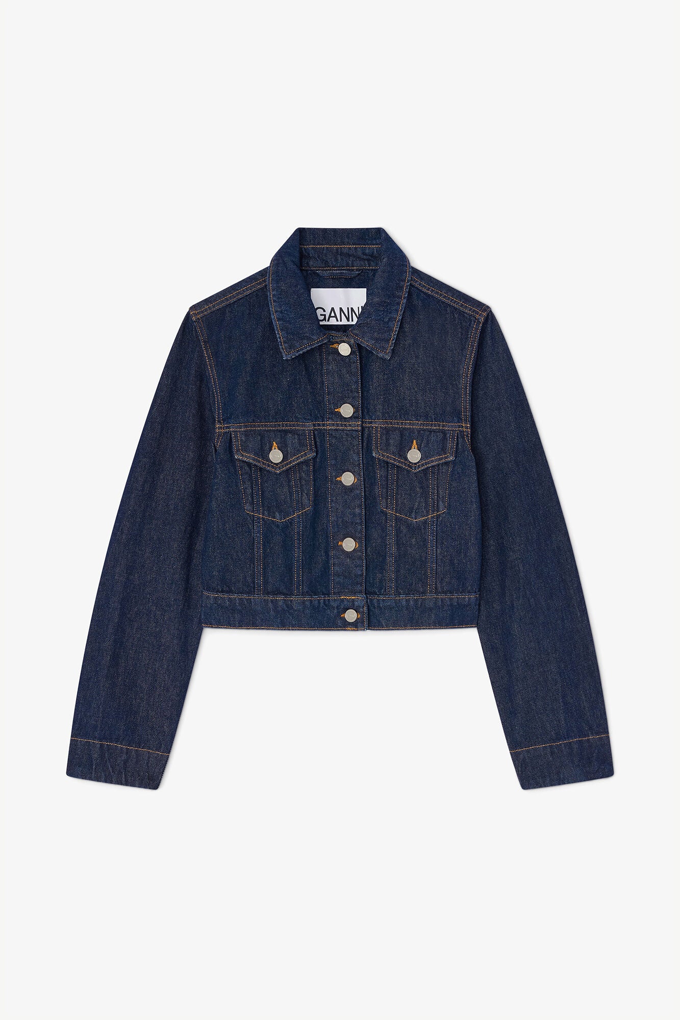 Jacket in Rinse Denim - GANNI