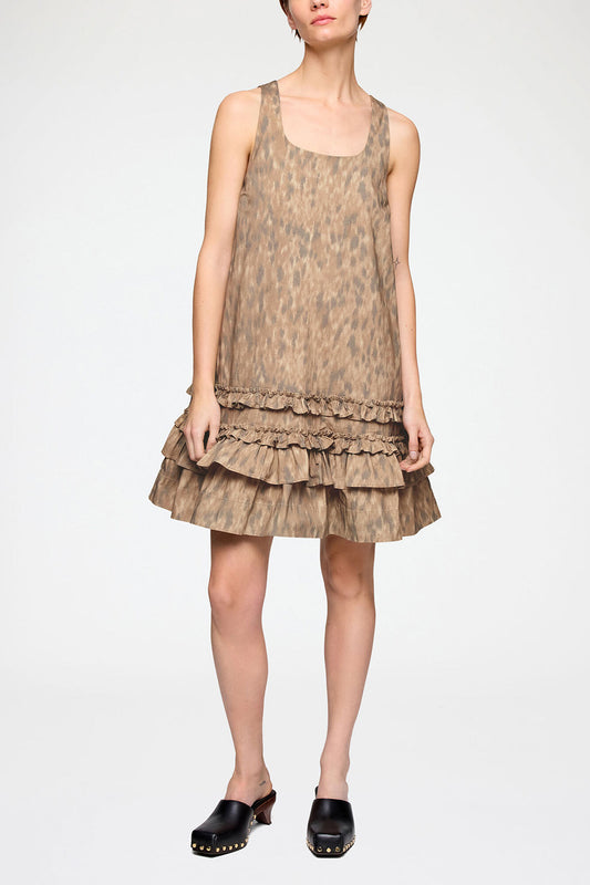 Dress in Printed Cotton - GANNI