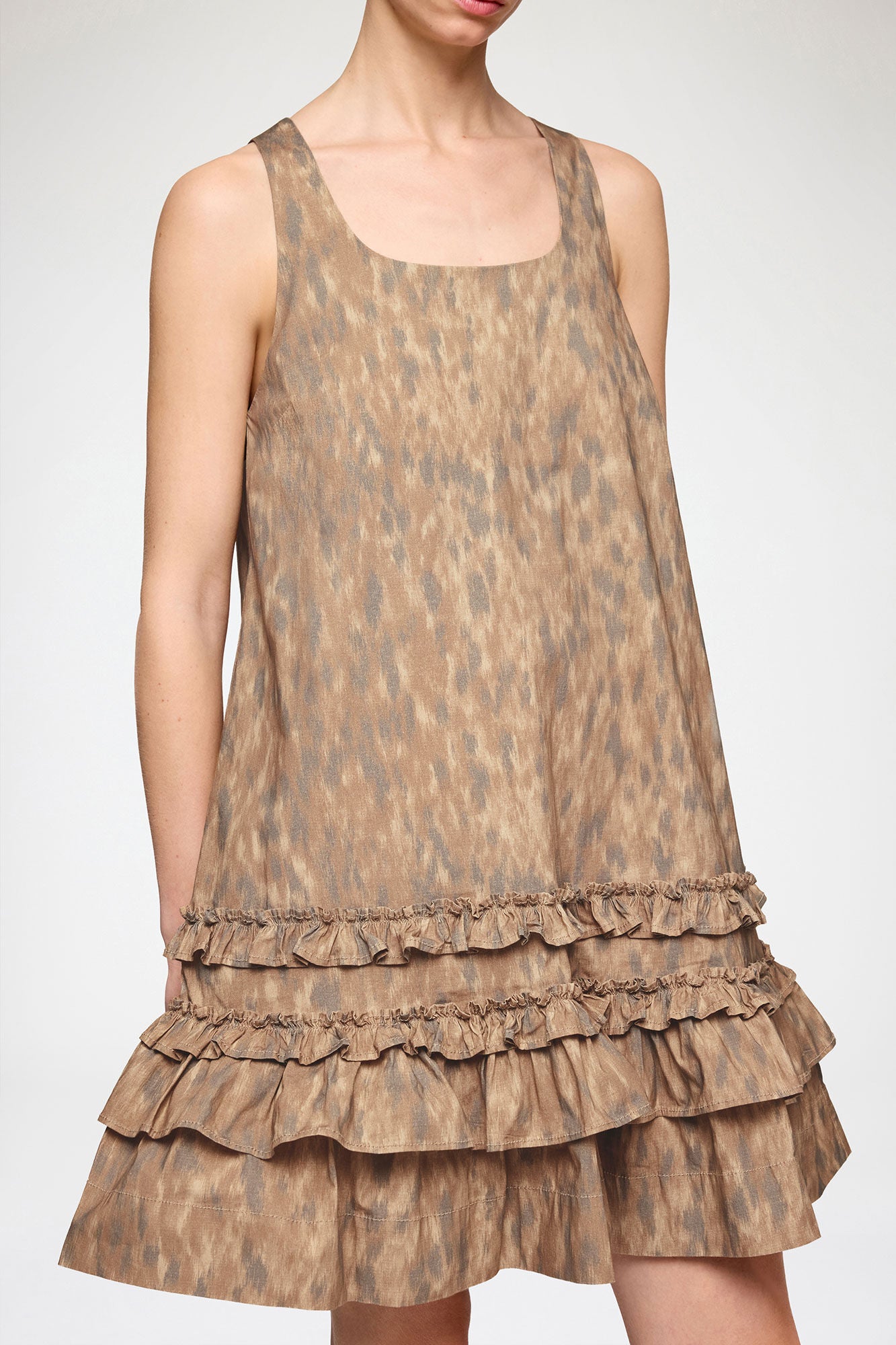 Dress in Printed Cotton - GANNI