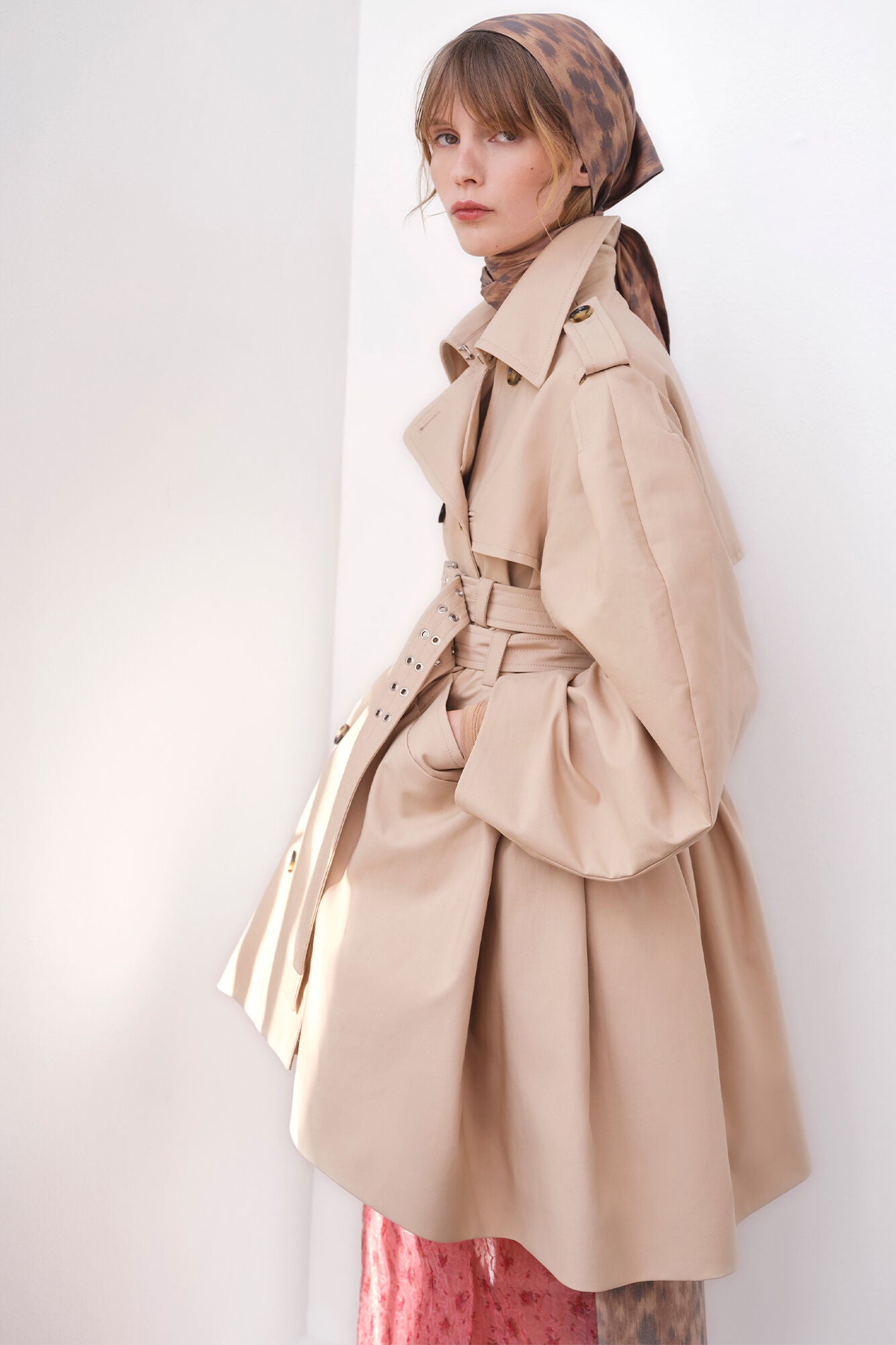 Trench Coat in Double Cotton - GANNI