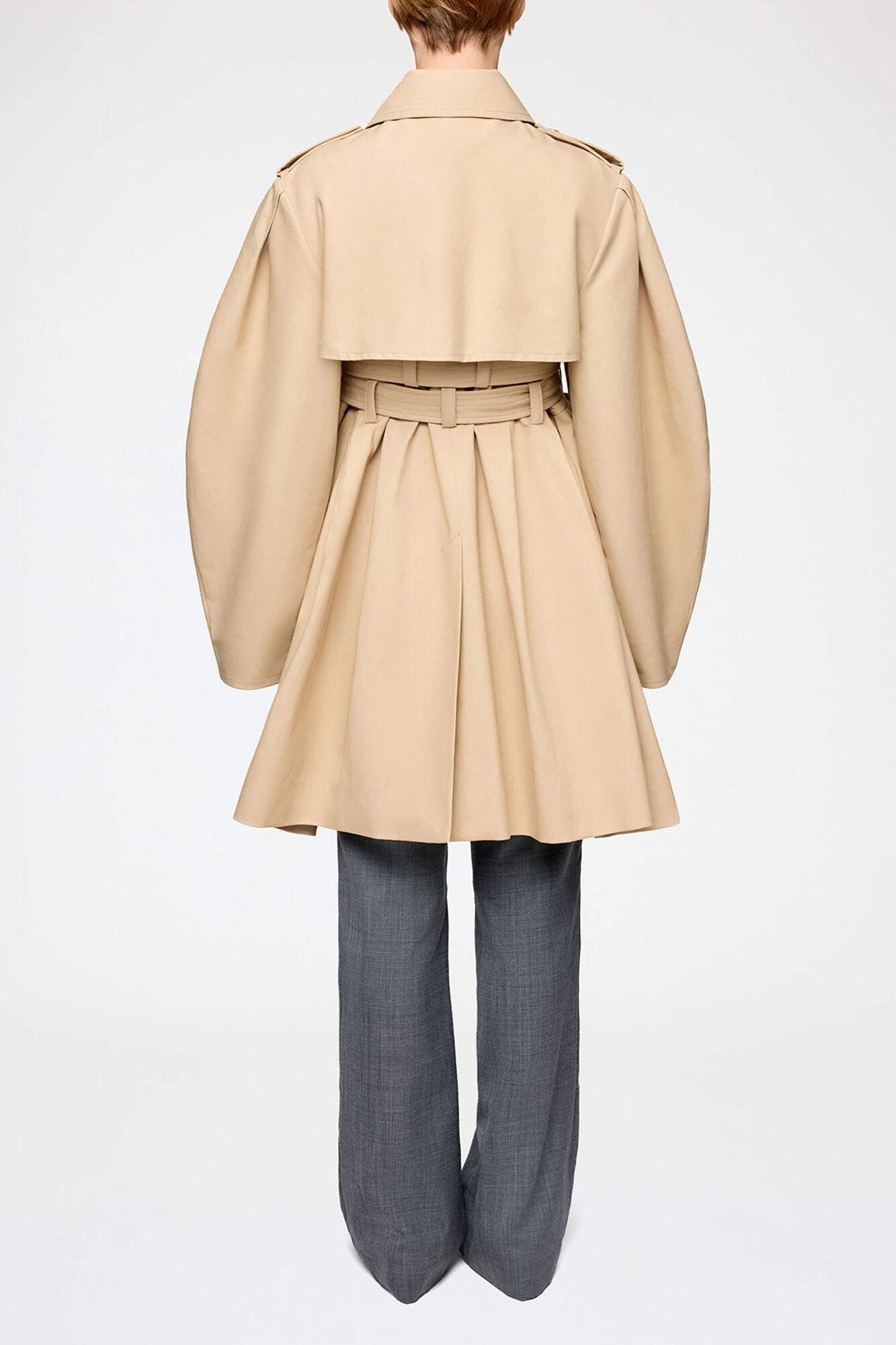 Trench Coat in Double Cotton - GANNI