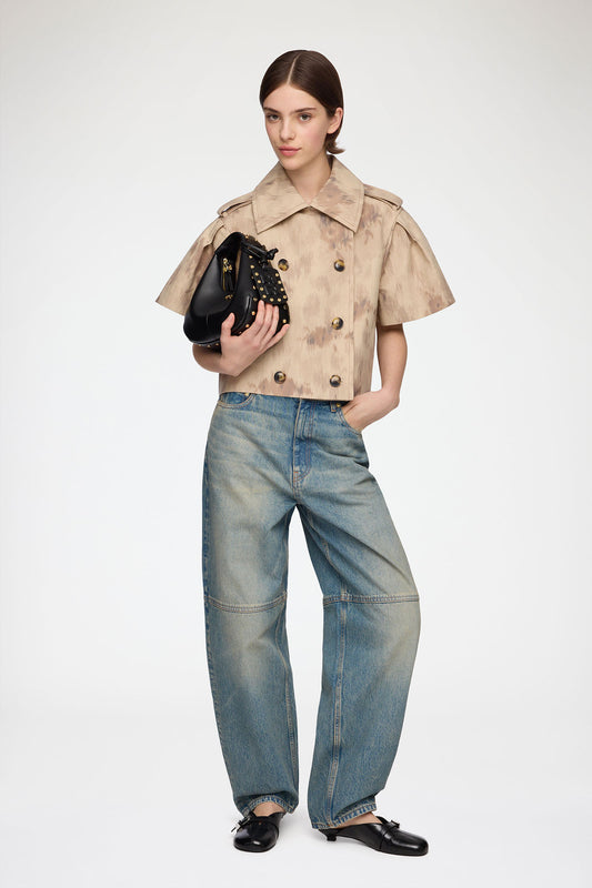 Jacket in Printed Cotton - GANNI