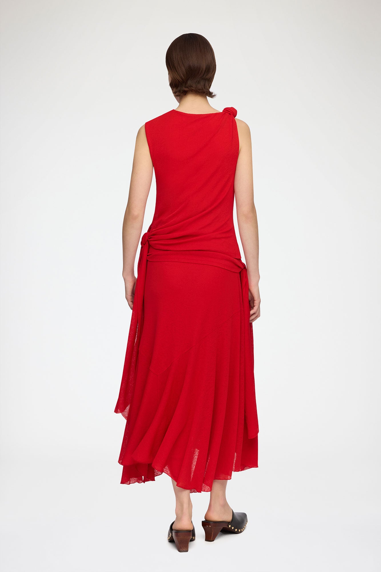 Long Dress in Marl Mesh - GANNI