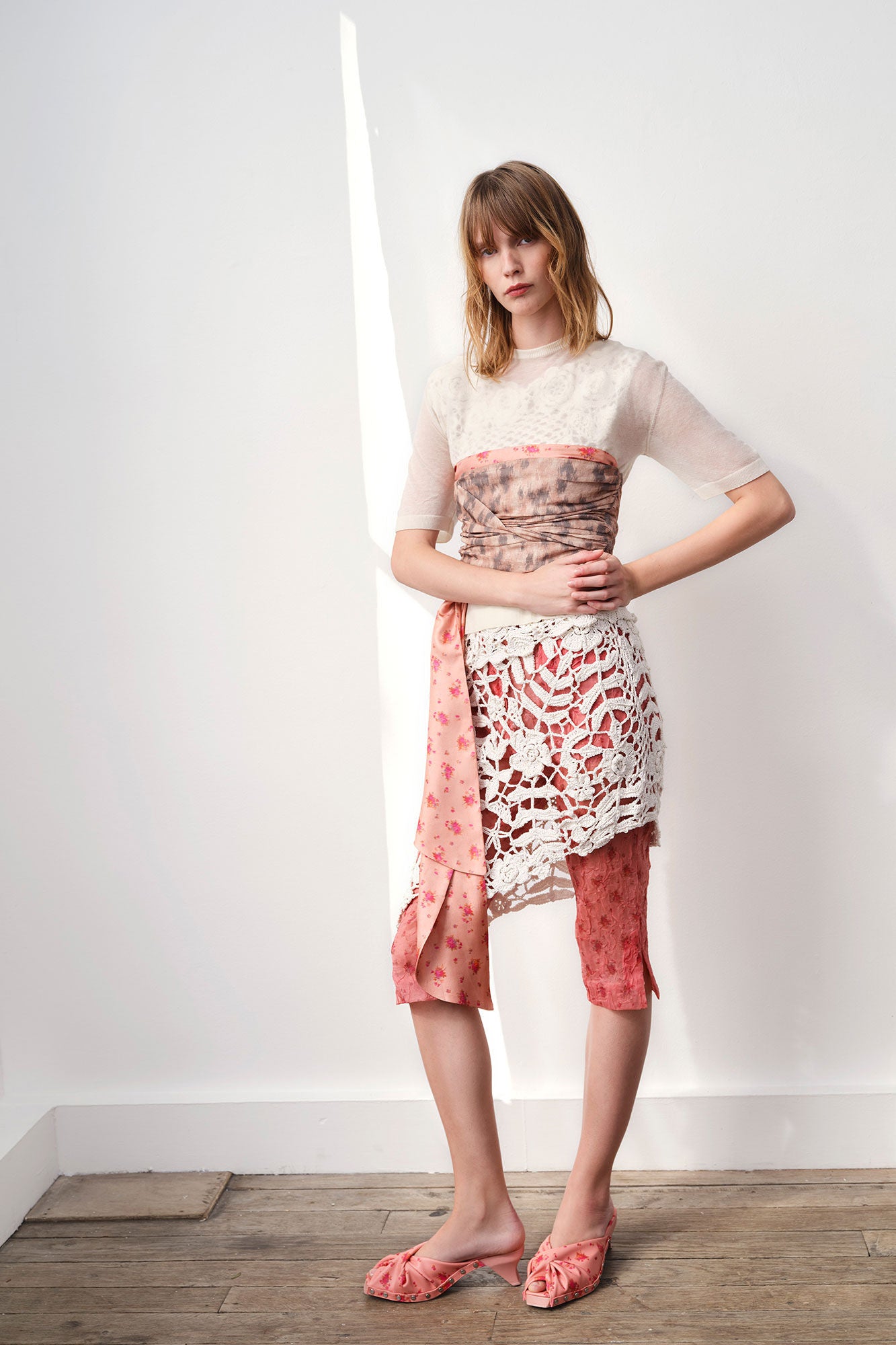 Skirt in Cotton Crochet - GANNI