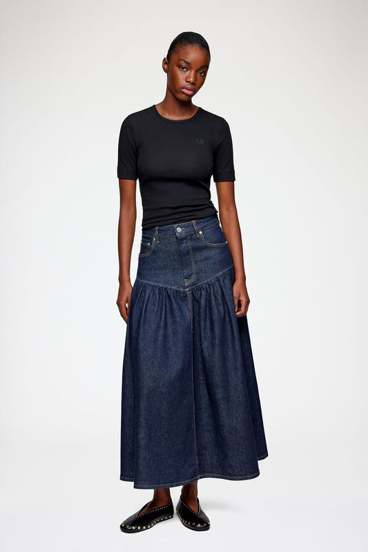Skirt in Stretch Denim - GANNI