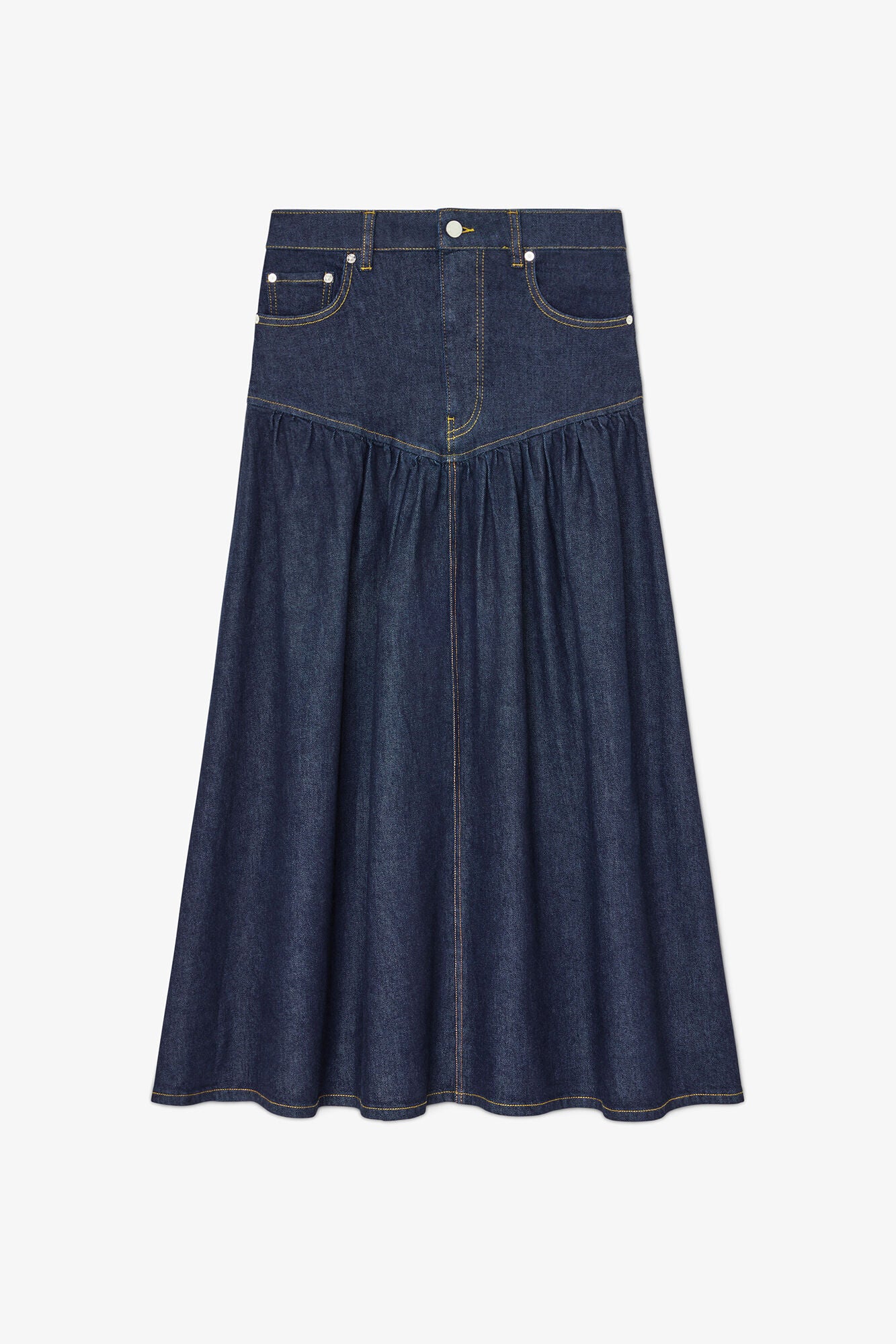 Skirt in Stretch Denim - GANNI