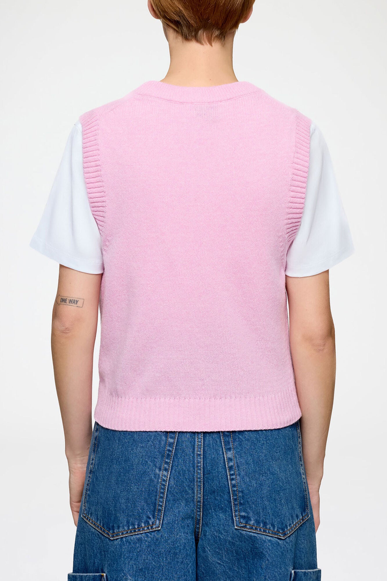 Vest in Graphic Wool - GANNI