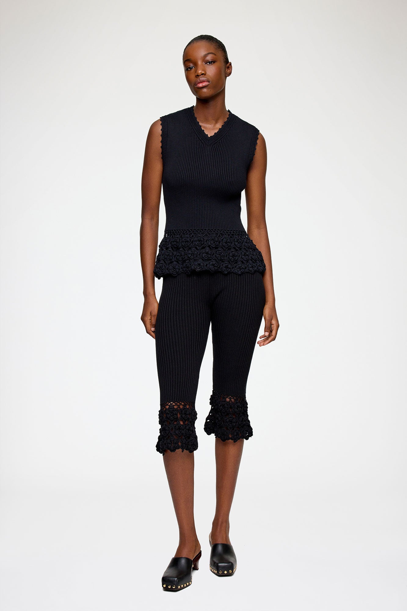 Pants in Cotton Crochet - GANNI