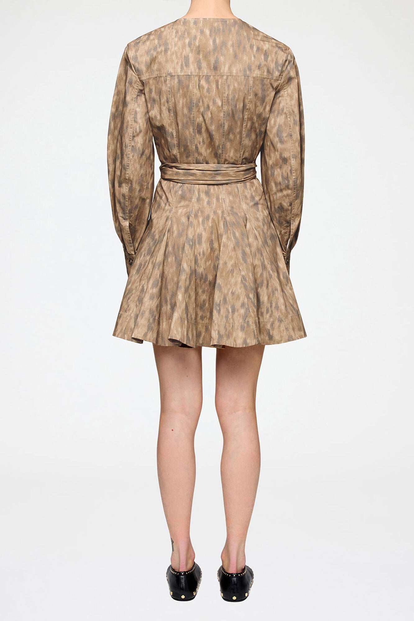 Shirt Dress in Stretch Cotton - GANNI