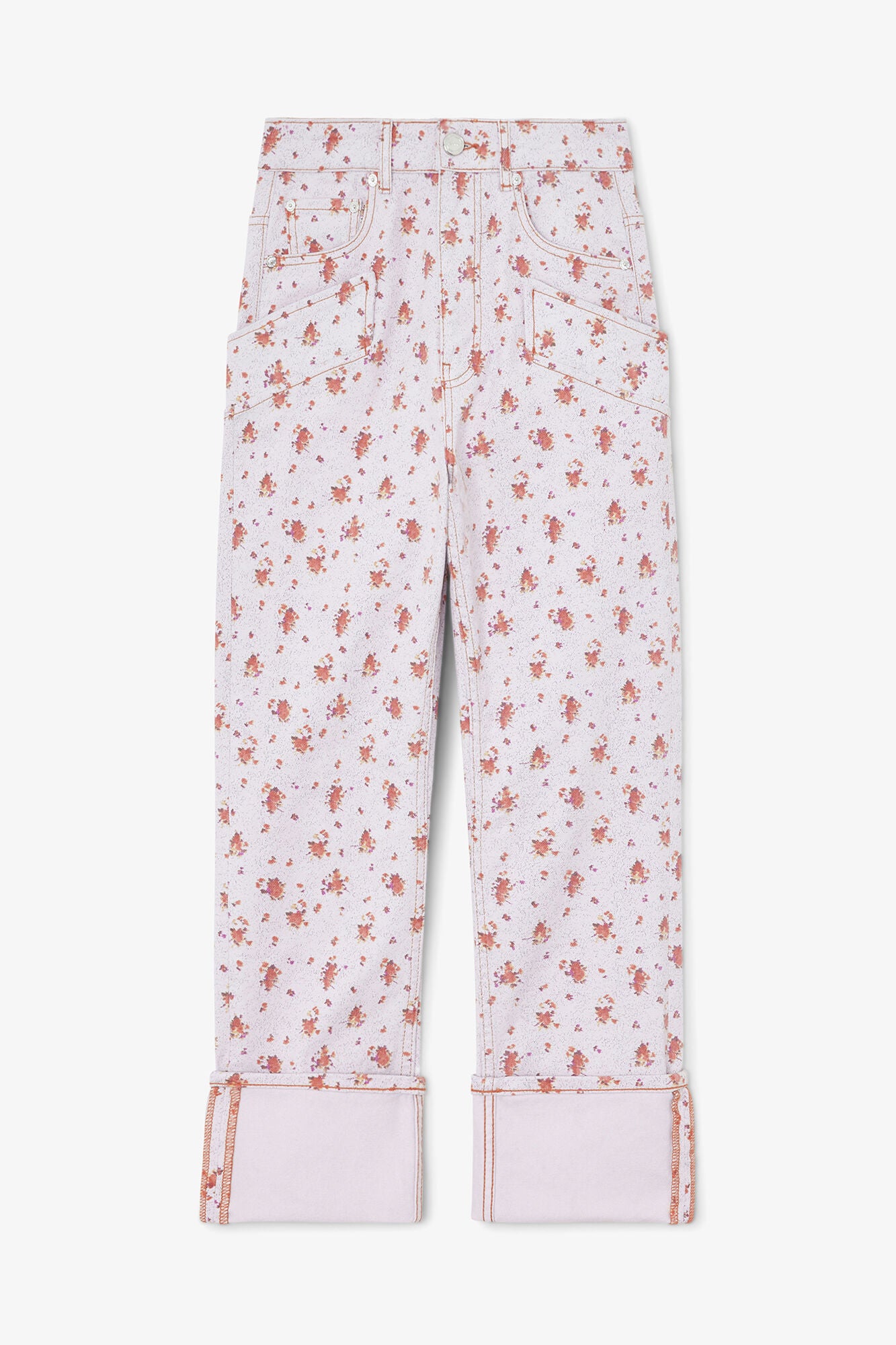 Capri Slim Jeans in Printed Denim - GANNI