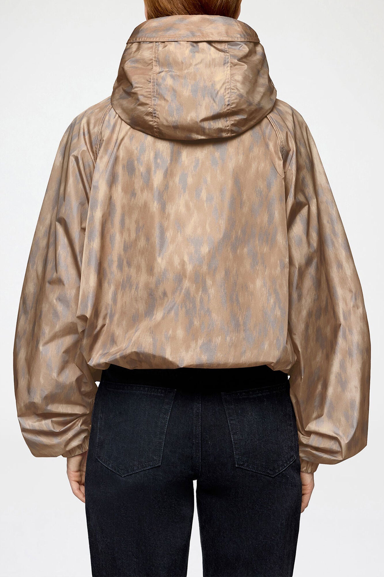 Flyweight Jacket in Printed Nylon - GANNI