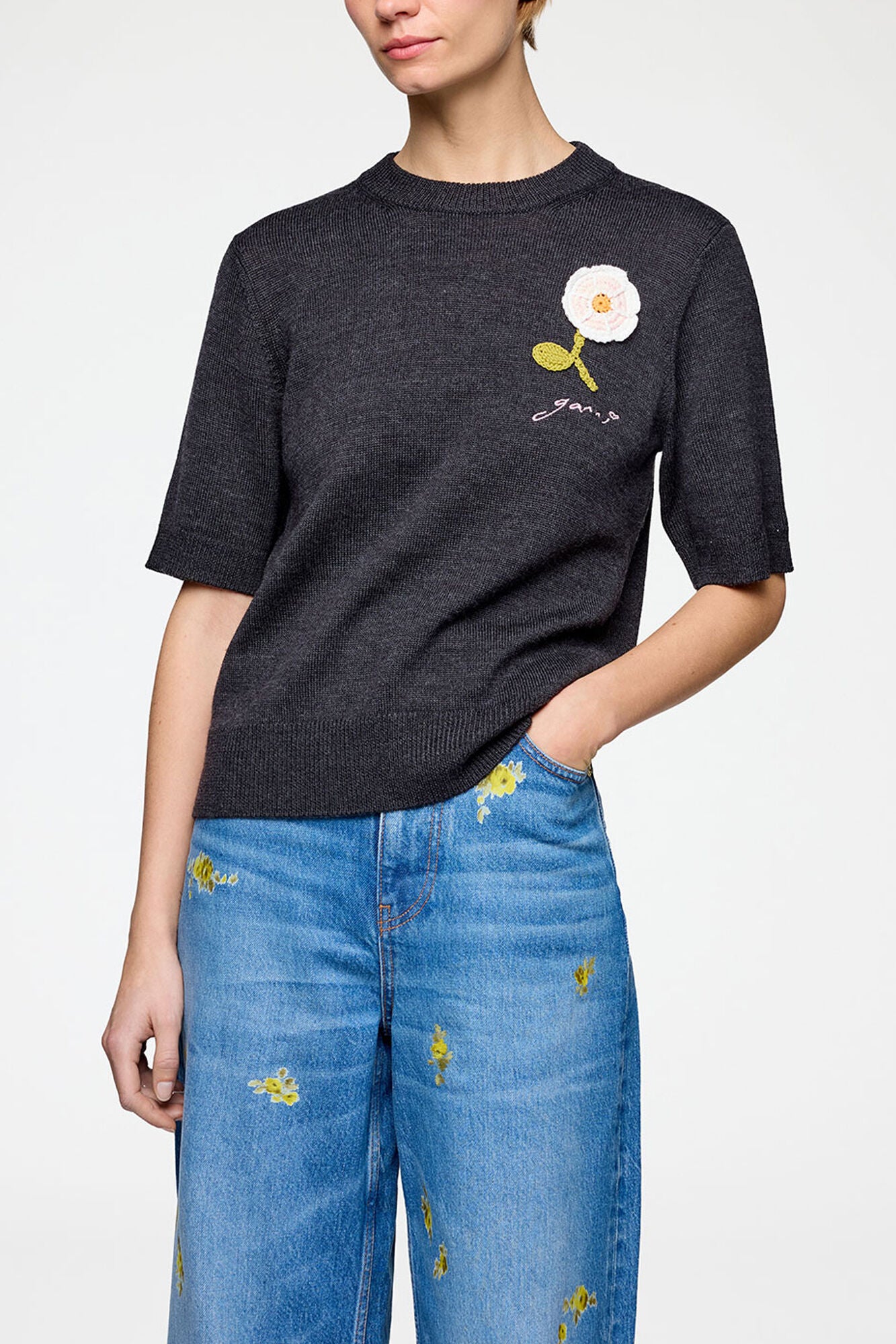 Tee in Merino - GANNI