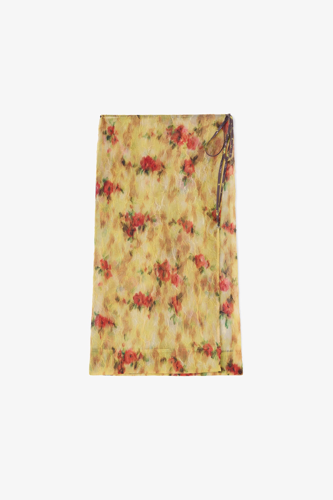 Skirt in Color-Block Patchwork - GANNI