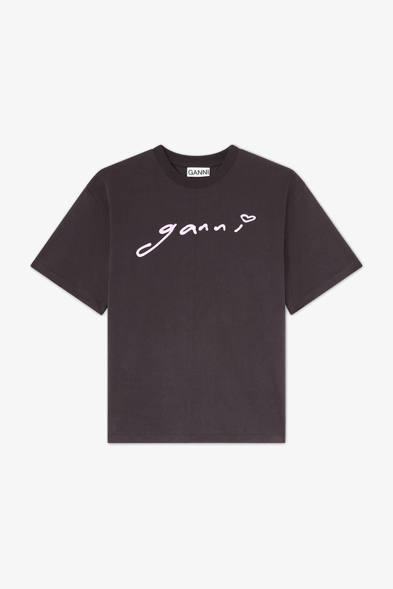 T-shirt in Grey - GANNI