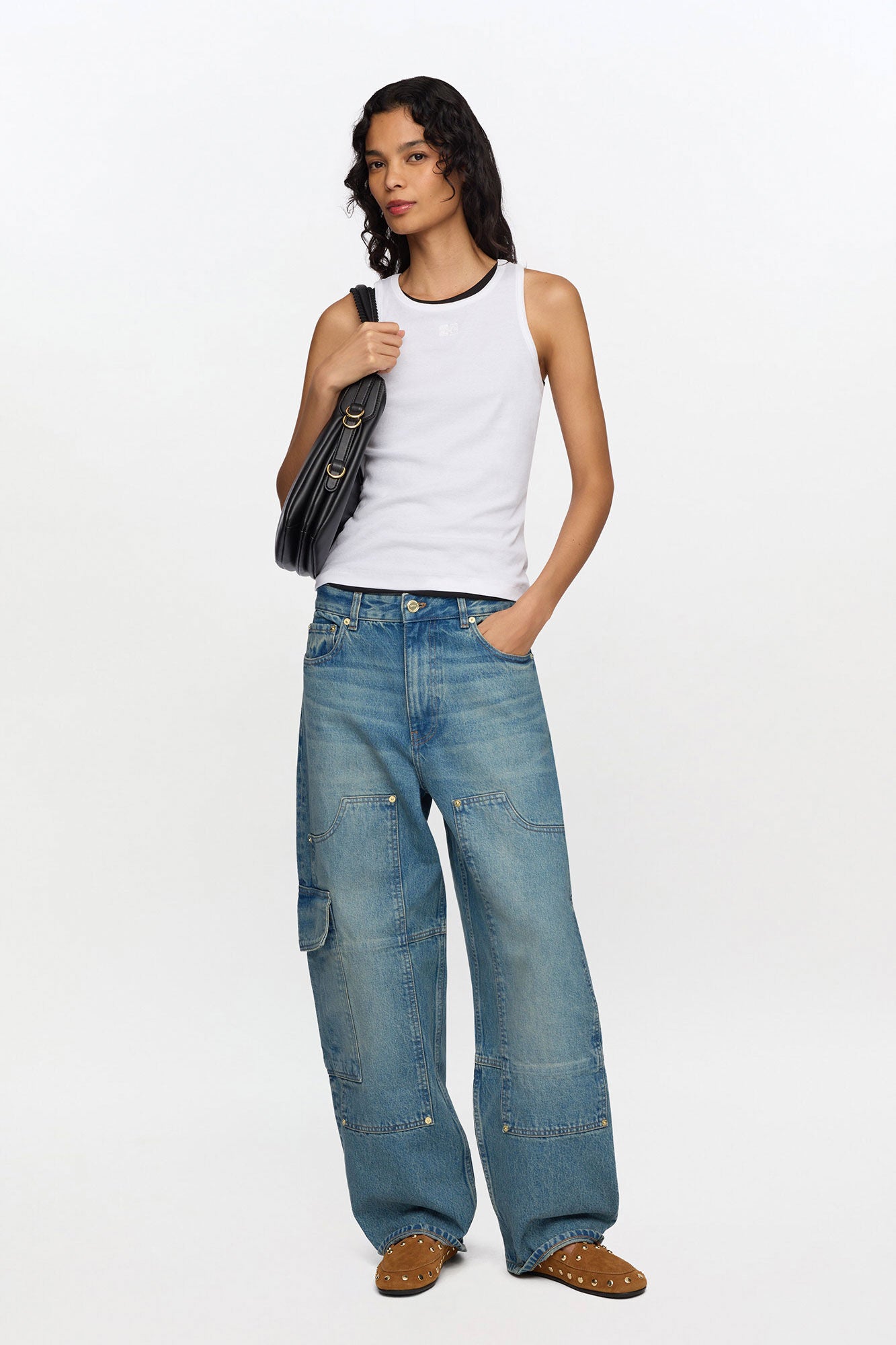 Audri Jeans in Tint Rigid Denim - GANNI