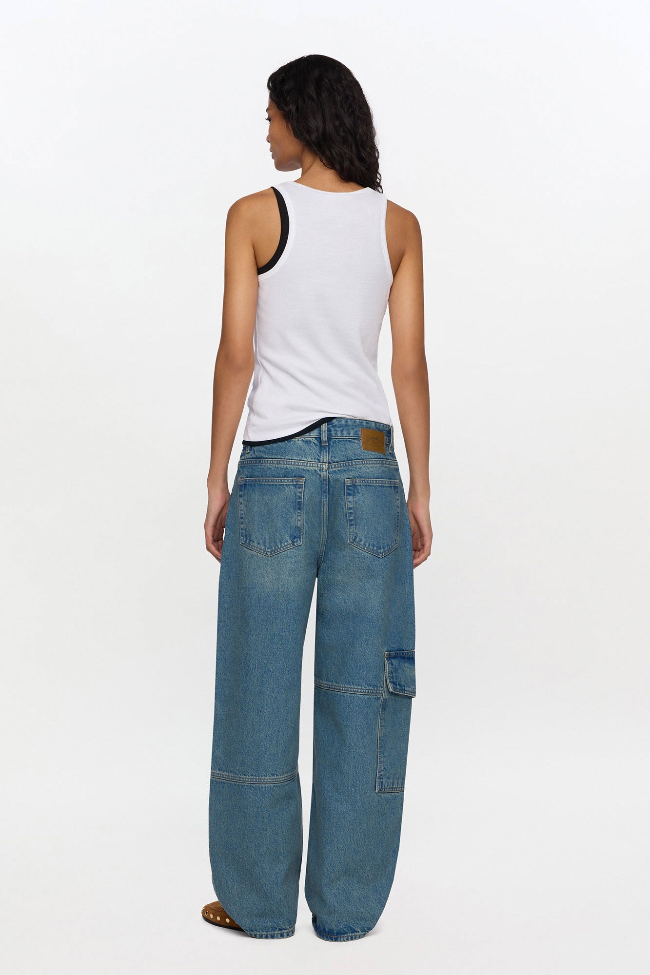 Audri Jeans in Tint Rigid Denim - GANNI
