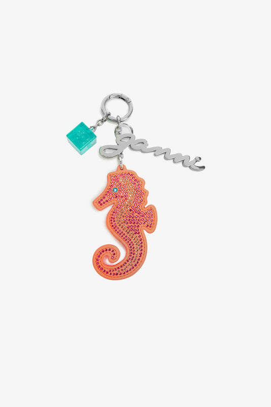 Cantaloupe Seahorse Charm - GANNI