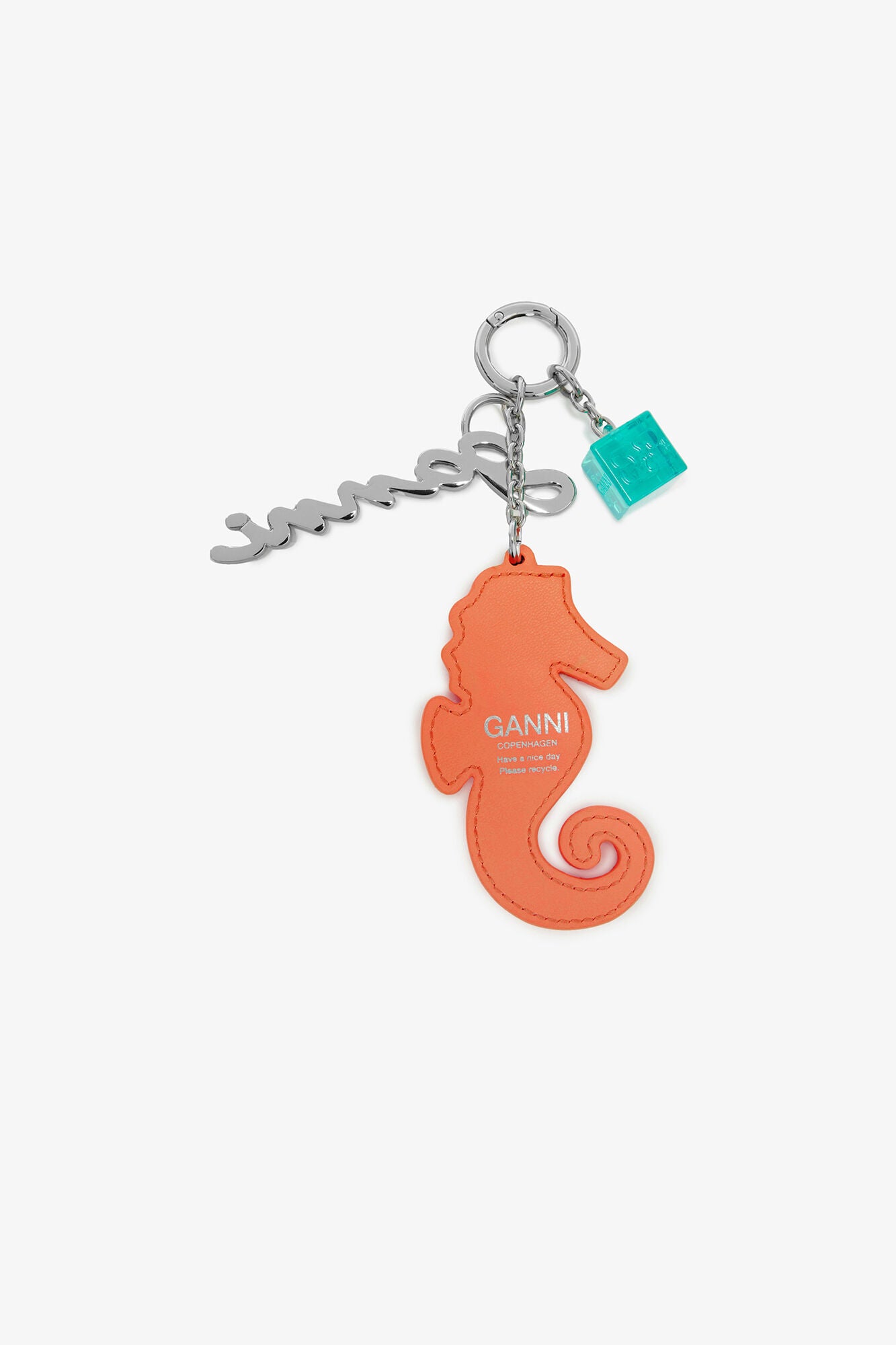 Cantaloupe Seahorse Charm - GANNI