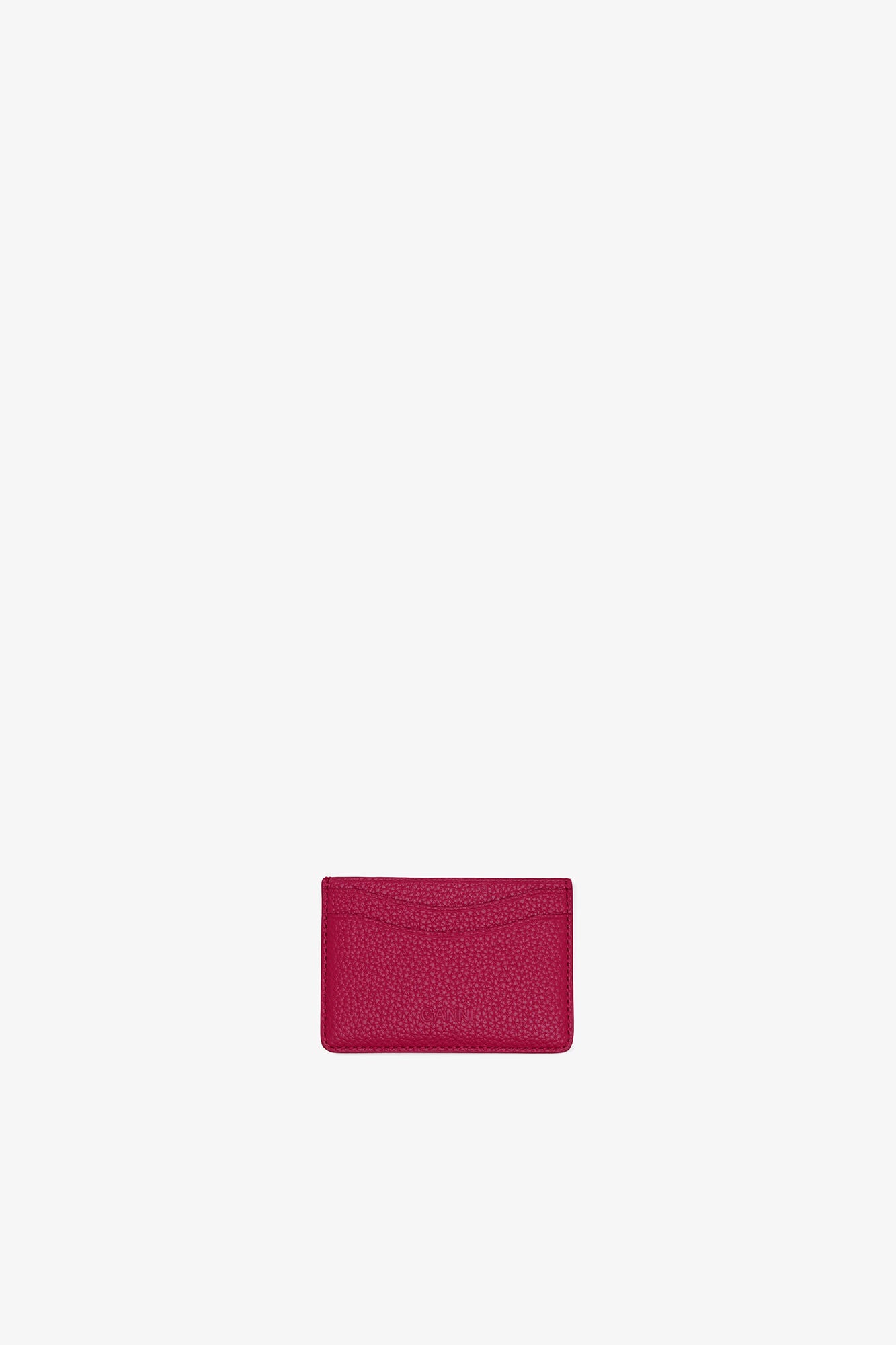 Persian Red Bou Card Holder in Red - GANNI