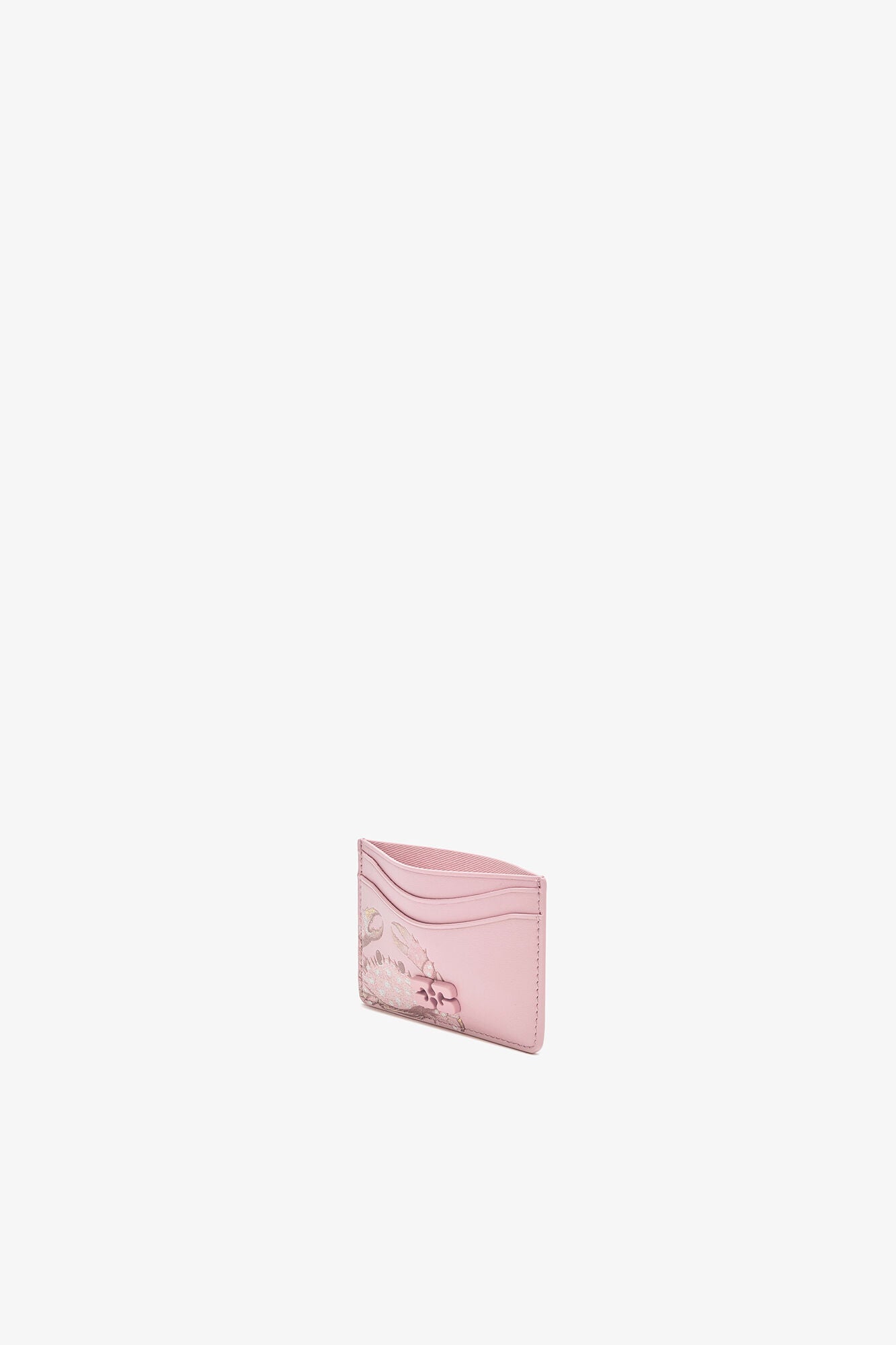 Pink Nectar Bou Card Holder in Pink - GANNI
