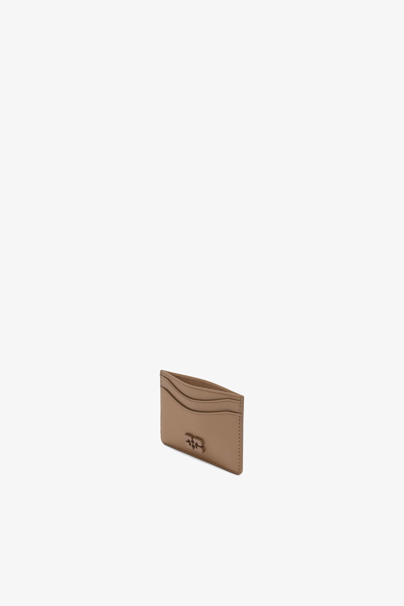 Coca Mocha Bou Card Holder in Brown - GANNI
