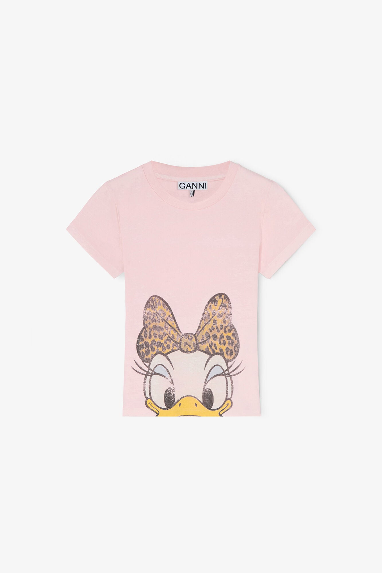 Daisy Duck Pink Baby Fit T-shirt - GANNI