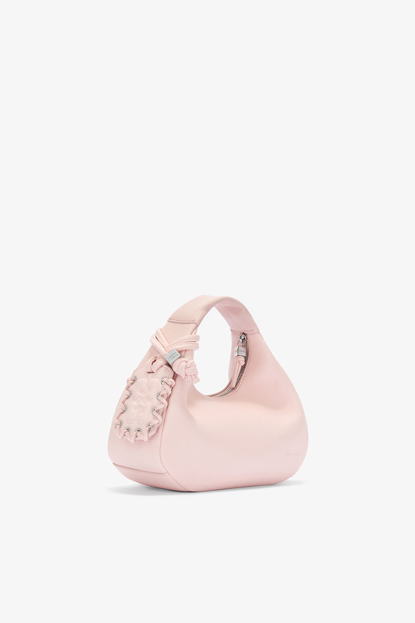 Chalk Pink Daisy Duck Mini Hobo Bag in Pink - GANNI