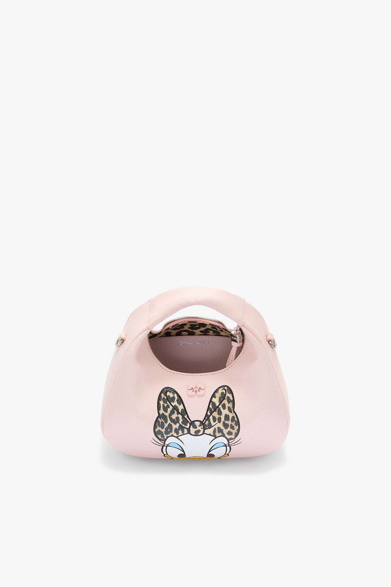 Chalk Pink Daisy Duck Mini Hobo Bag in Pink - GANNI