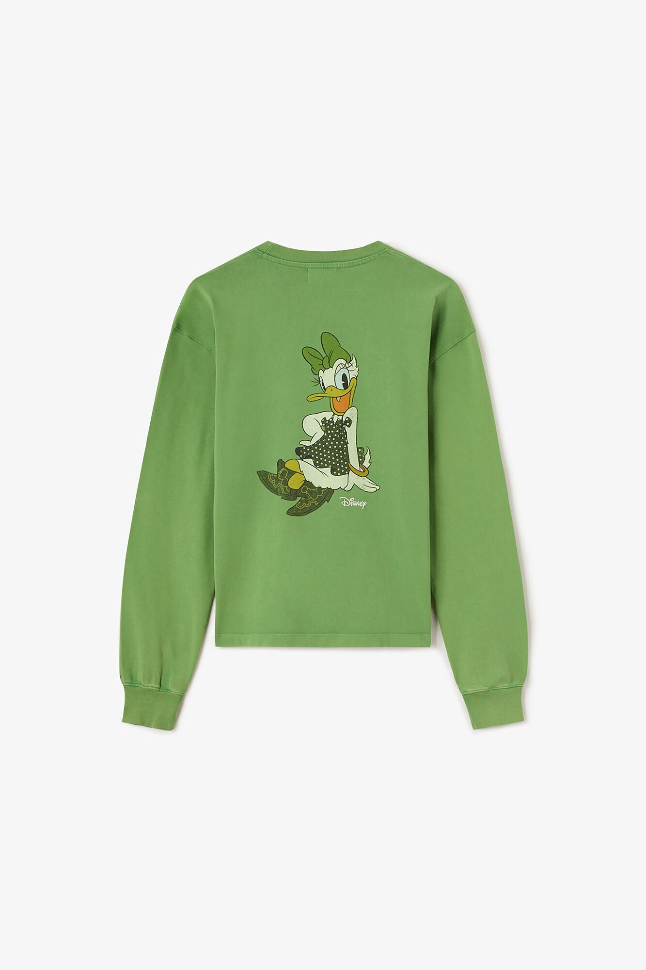 Daisy Duck Green Long-sleeve T-shirt - GANNI