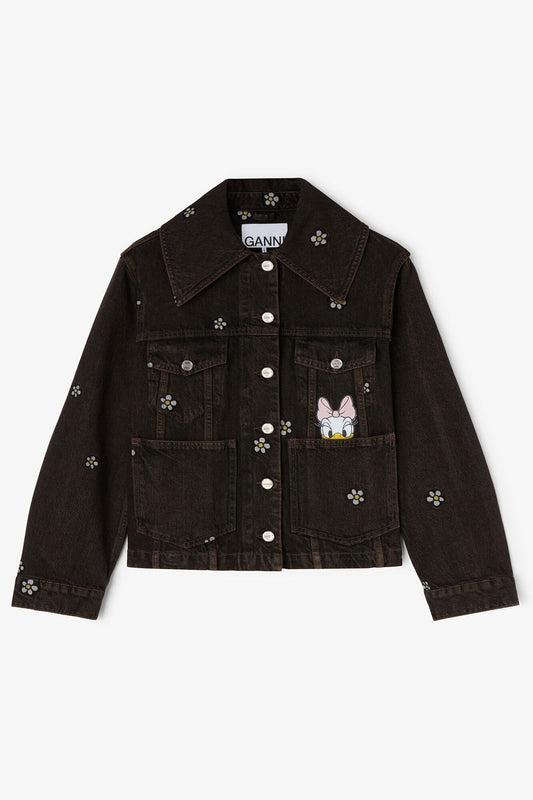 Daisy Duck Denim Short Jacket - GANNI