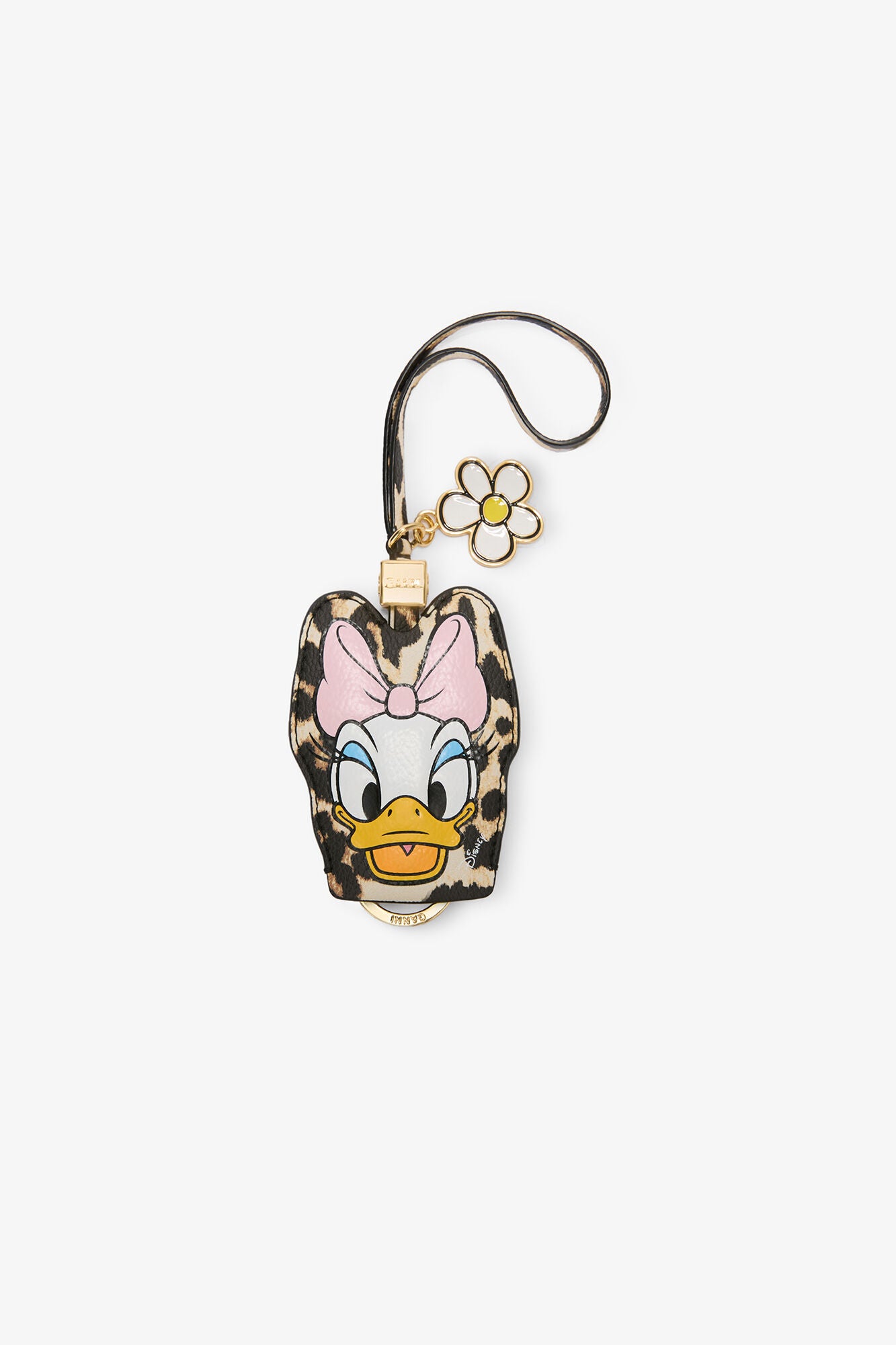 Almond Milk Daisy Duck Leopard Key Bell - GANNI