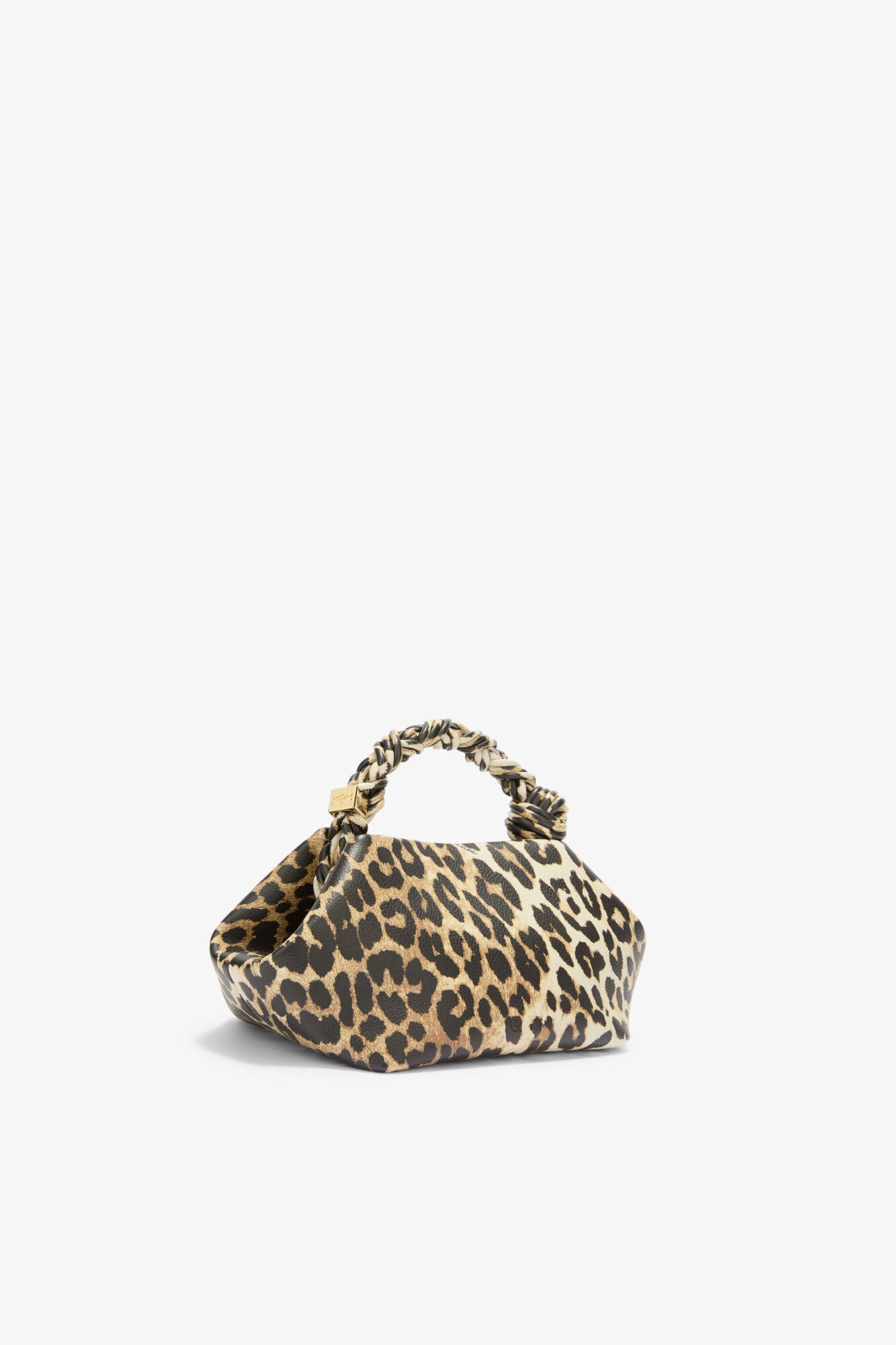 Almond Milk Daisy Duck Leopard Small Bou Bag - GANNI