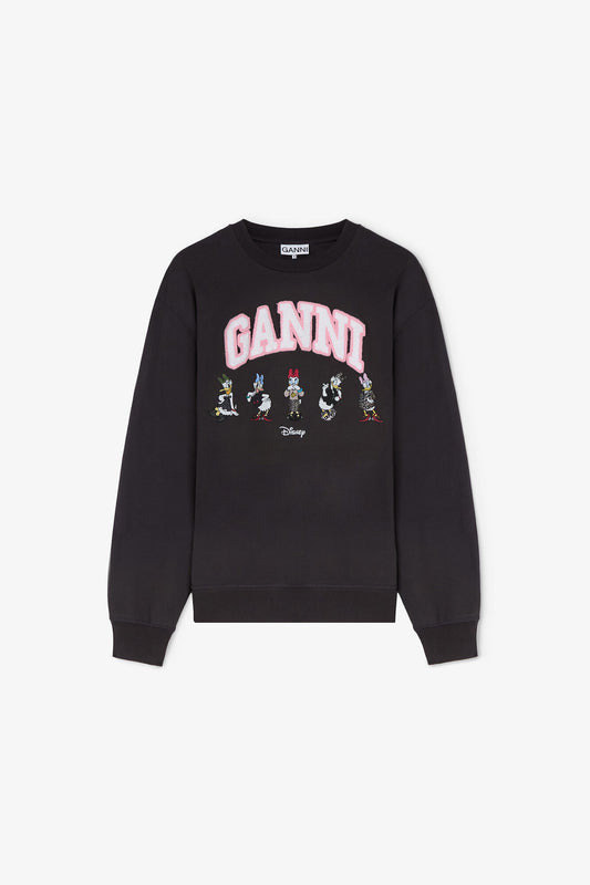 Daisy Duck Black Sweatshirt - GANNI