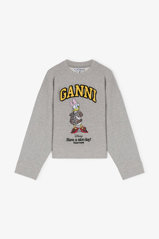Daisy Duck Grey Sweatshirt - GANNI