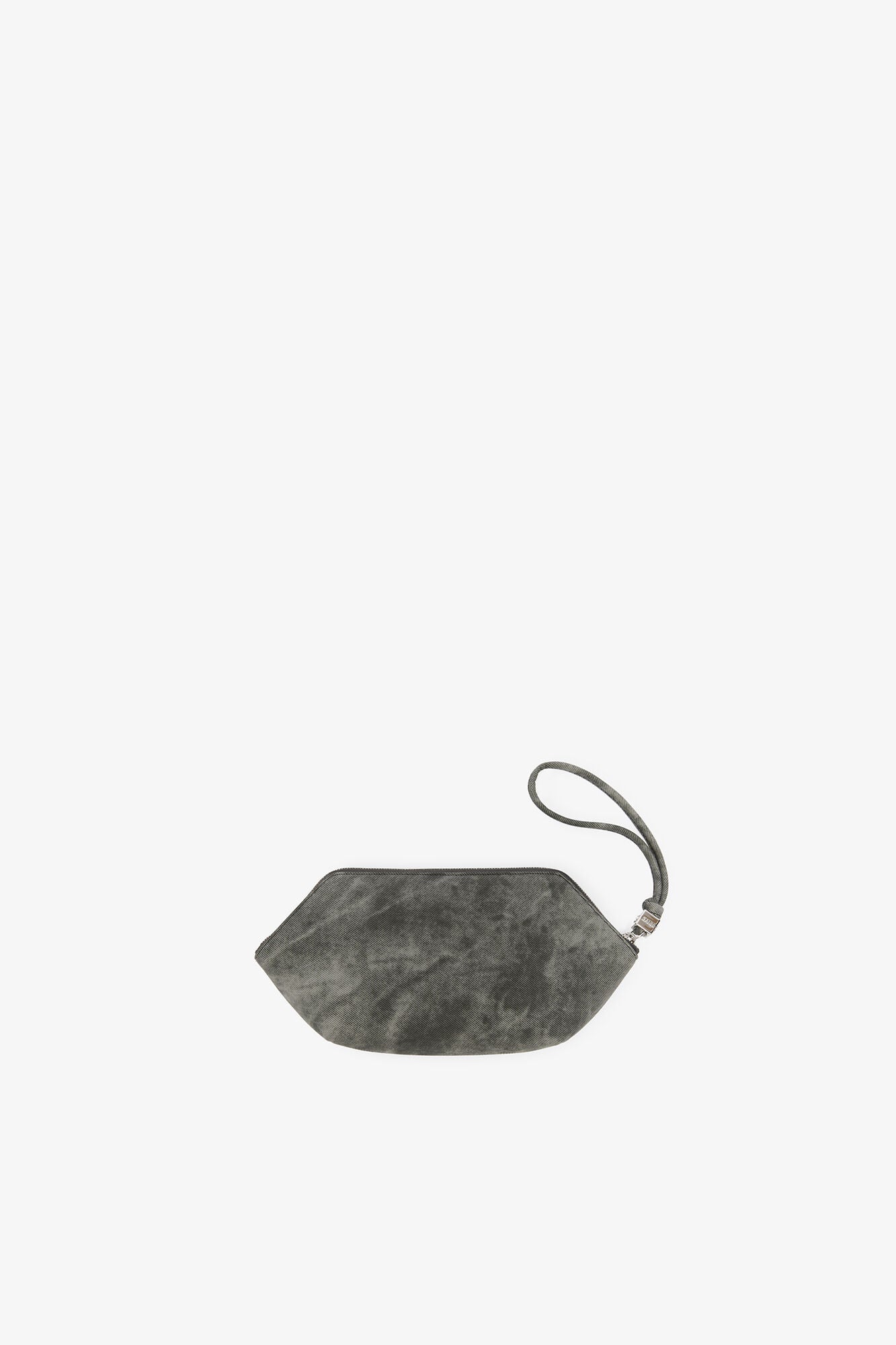 Black Oyster Daisy Duck Bleached Make-Up Pouch - GANNI