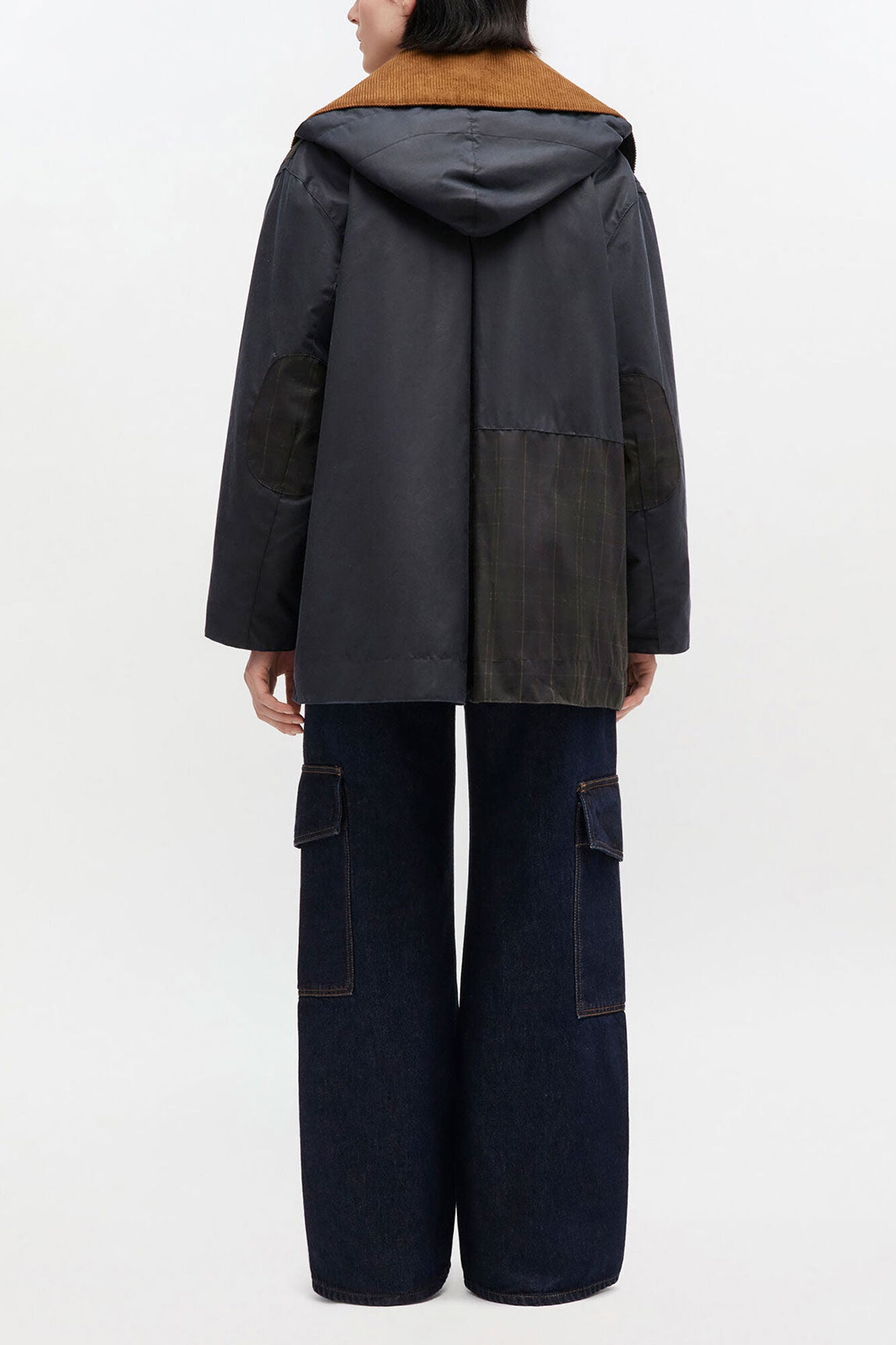 Waxed Jacket in Blue - GANNI