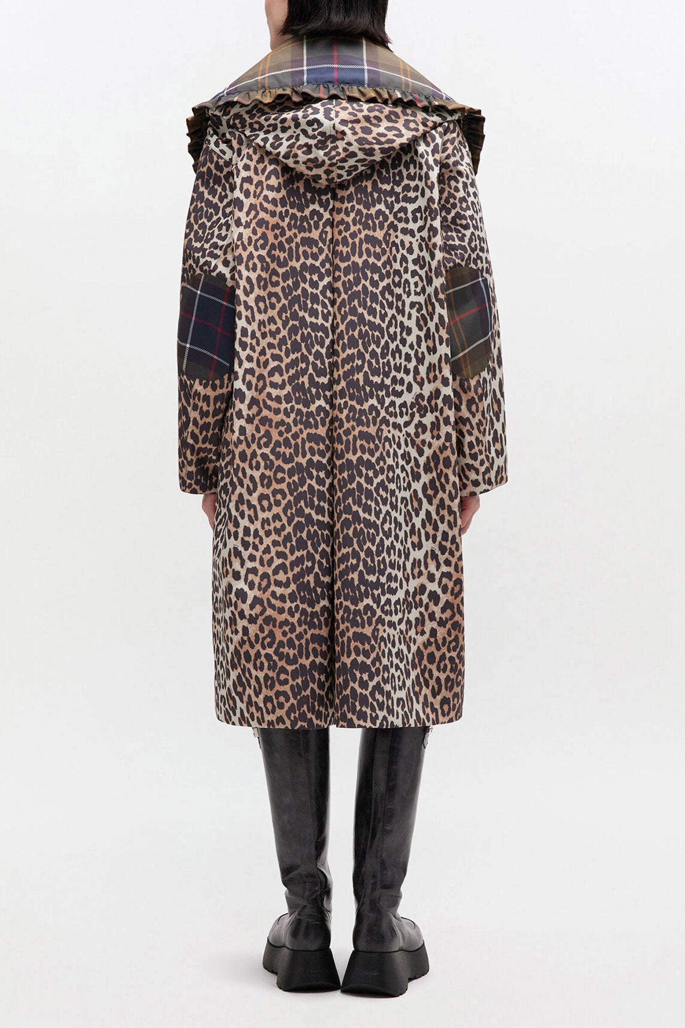 Long Coat in Leopard - GANNI