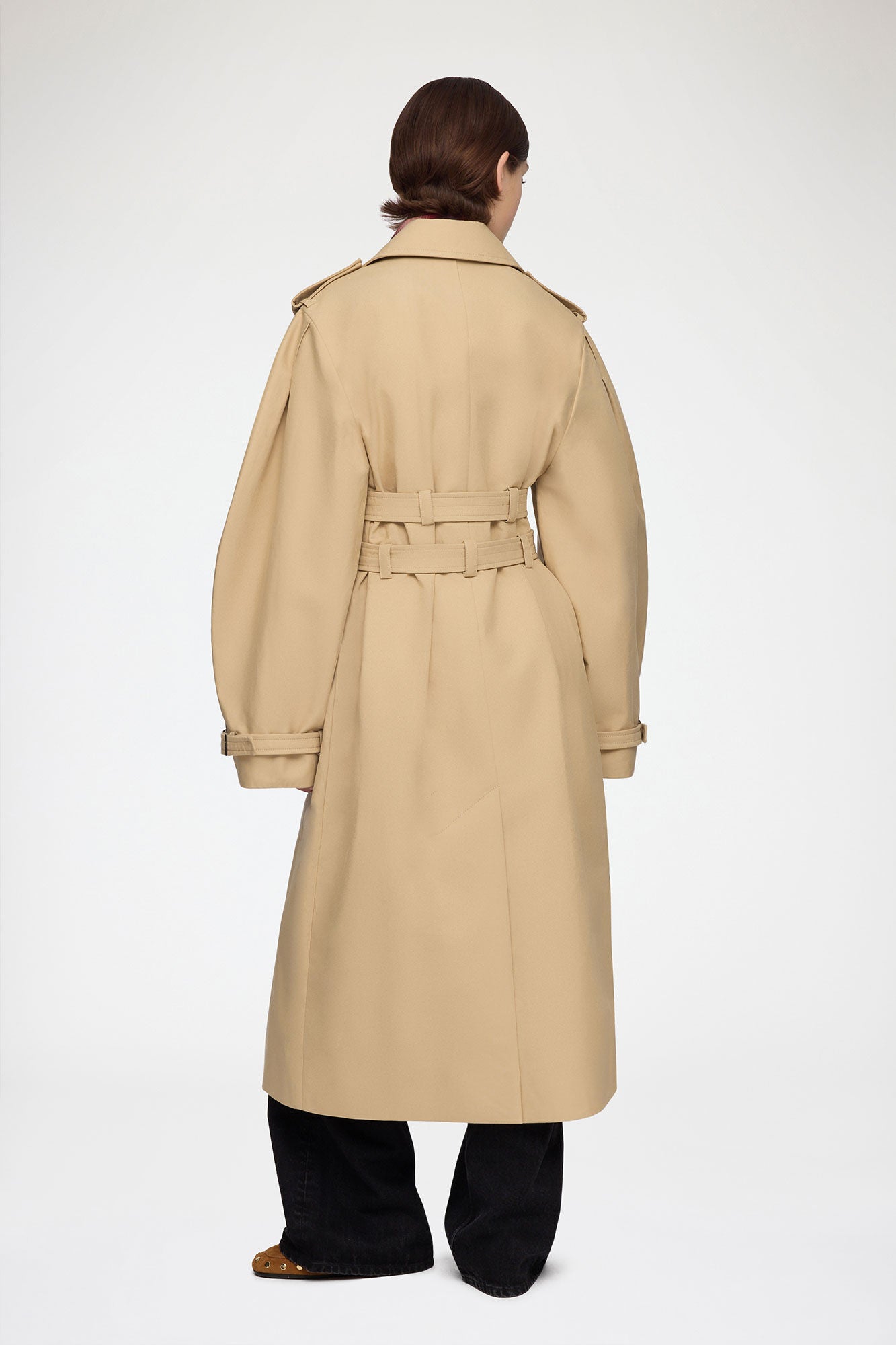 Trench Coat in Double Cotton - GANNI