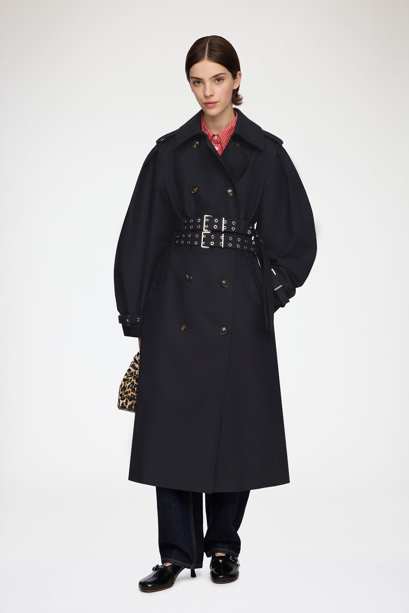 Trench Coat in Double Cotton - GANNI