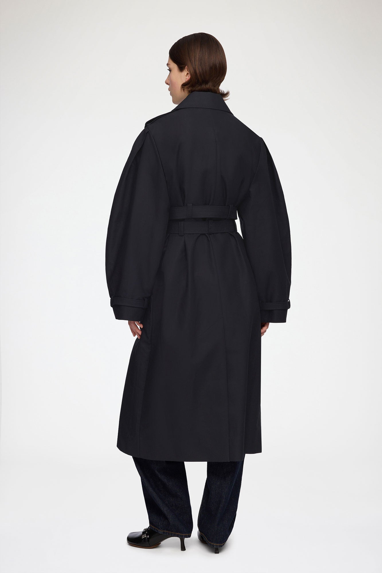 Trench Coat in Double Cotton - GANNI